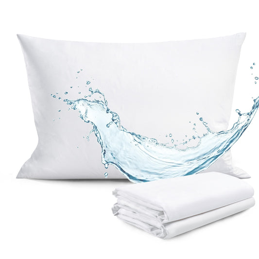 Faunna Waterproof Zippered Pillow Protector King 2 Pack